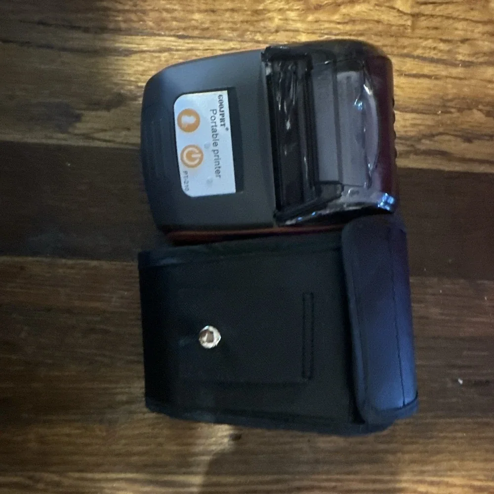 GOOJPRT CODE12B Portable Thermal Printer USB 203 DPI Black & White 2 in